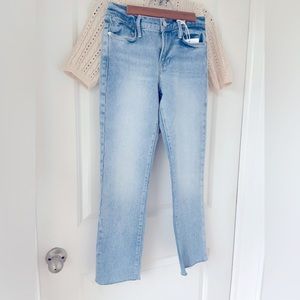 Frame denim le high straight jeans